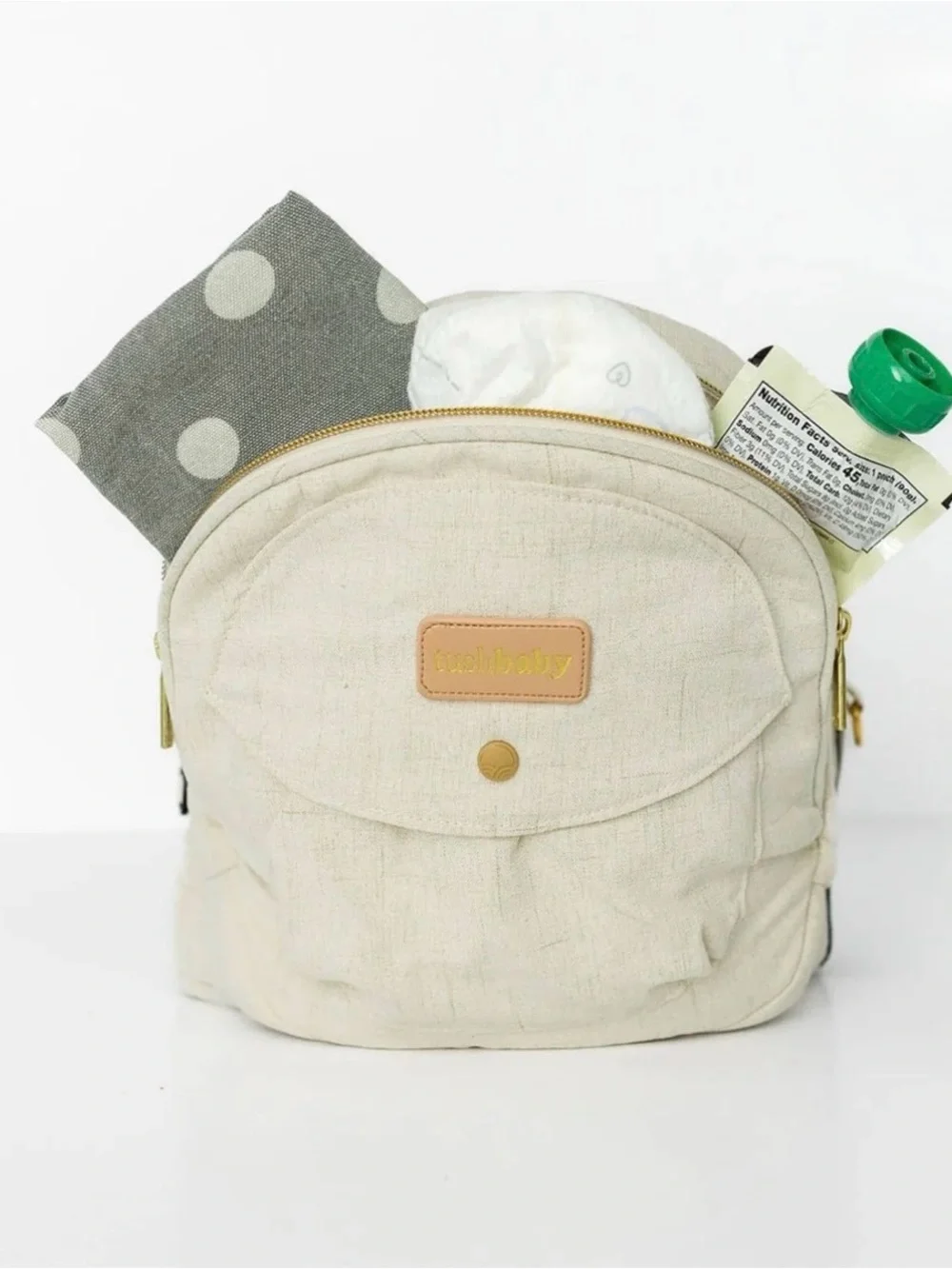Tushbaby Strapless Baby Hipseat - Cream